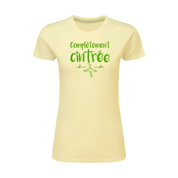 Complètement cintré  |Vert pomme |T shirt original femme|SG