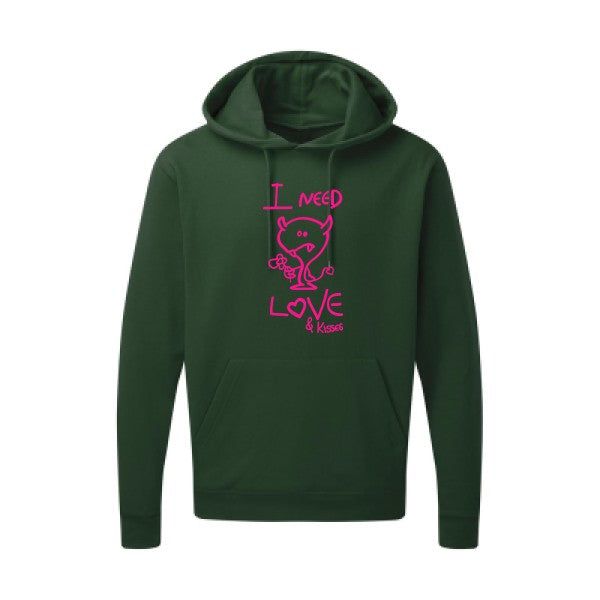 LOVER Rose Fluo SG - Hooded Sweatshirt Sweat capuche