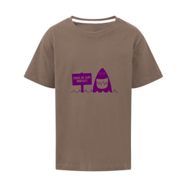 Cours de surf Flex Violet SG - Kids T-shirt enfant Deep Taupe Taille 128 (7-8/L)