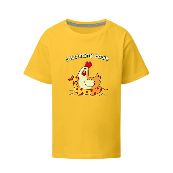 swimming poule SG - Kids T-shirt enfant sunflower Taille 140 (9-10/XL)