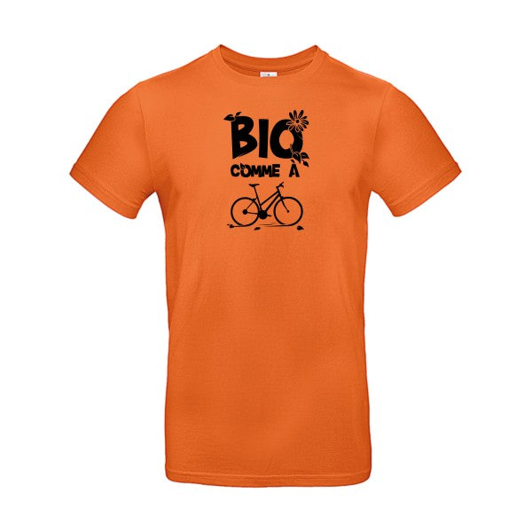 Bio comme un vélo flex noir B&C - E190 T-shirt|Urban Orange||2XL