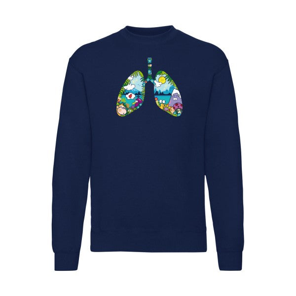 happy lungs Fruit of the loom 280 g/m² Sweat shirt