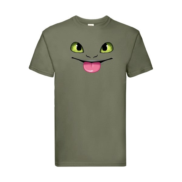 Dragon tongue Fruit of the loom 205 g/m² T-shirt/ classic olive