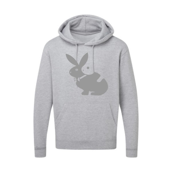 hot  |Sweat  capuche humoristique Gris 