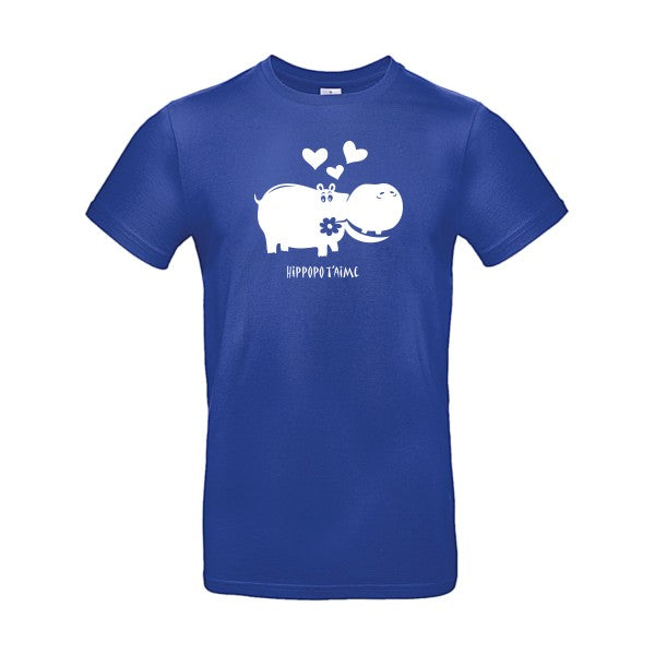 Hippopo t'aimeFlex Blanc - E190 T-shirt|Cobalt Blue||2XL