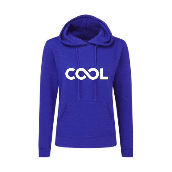 Infiniment cool Blanc |Sweat original à capuche Femme