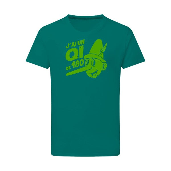 Quotient intellectuel - Flex Vert pomme Tshirt original Emerald Green  2XL