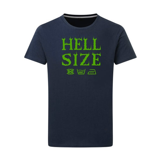 HELL SIZE ! - Flex Vert pomme Tshirt original Denim  XL