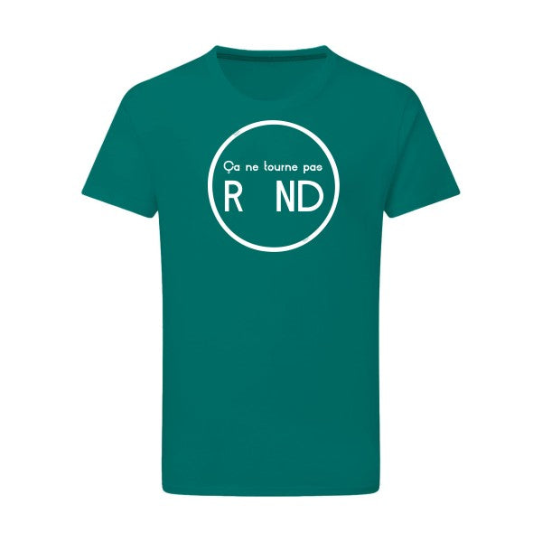 ça ne tourne pas rond ! - Flex Blanc Tshirt original Emerald Green  2XL