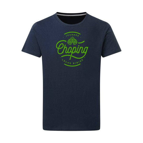 Journée Choping - Flex Vert pomme Tshirt original Denim  XL