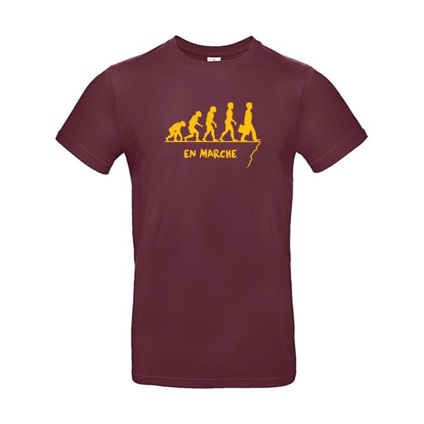 En marcheFlex jaune or - E190 T-shirt|Burgundy||2XL