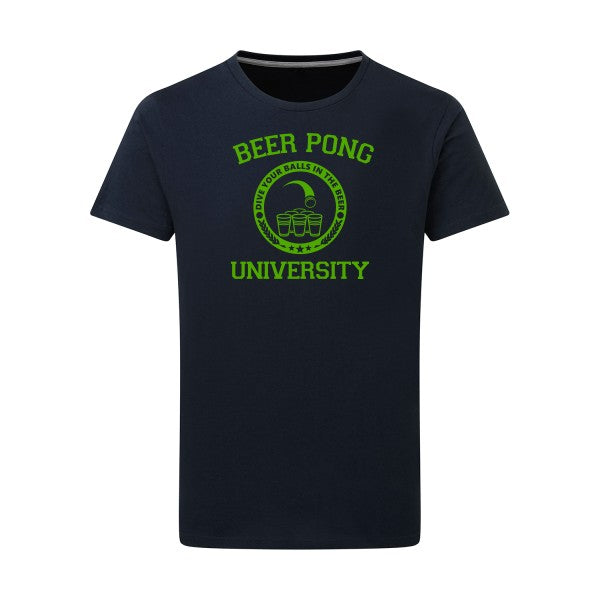 Beer Pong vert pomme -Flex vert pomme sur T-shirt SG  Navy  5XL