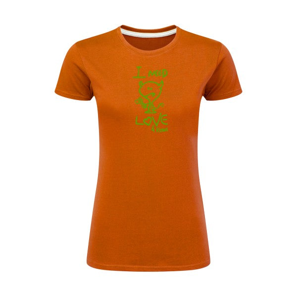 LOVER | Vert pomme |T shirt original femme|SG