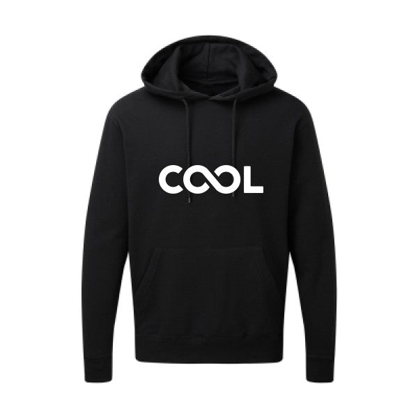 Infiniment cool Blanc |Sweat capuche imprimé homme