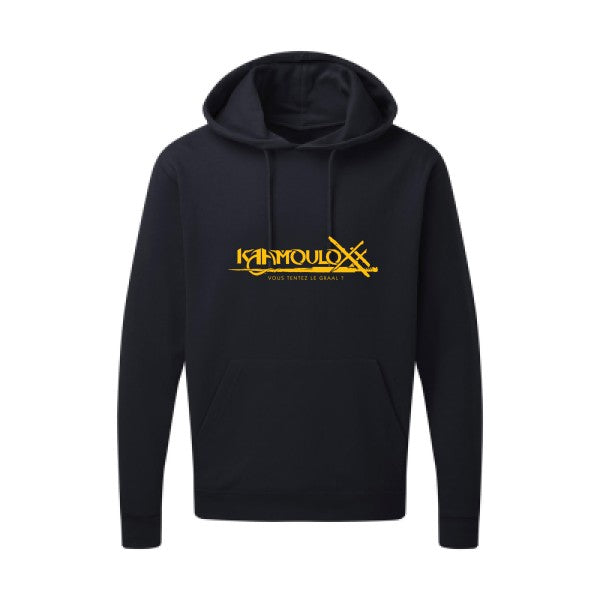 KAAMOULOXX ! jaune Or |Sweat capuche imprimé homme