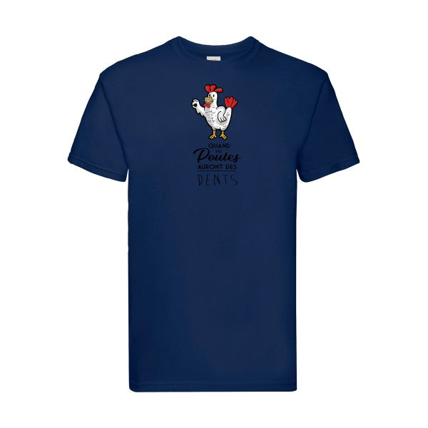 quand les poules auront des dents Fruit of the loom 205 g/m² T-shirt