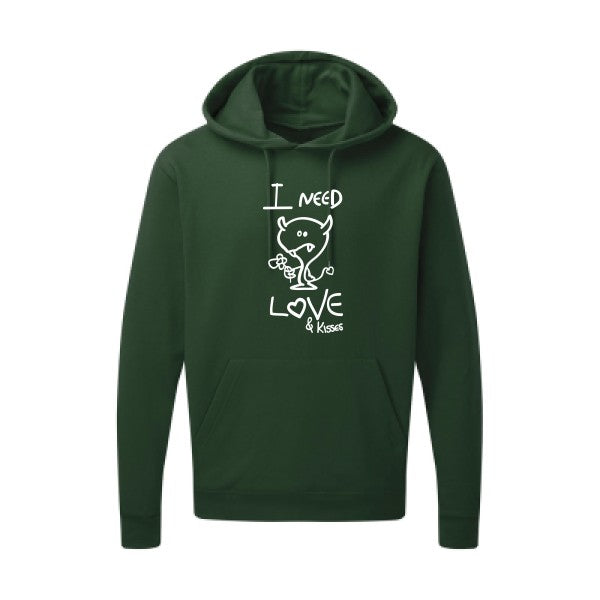 LOVER Blanc SG - Hooded Sweatshirt Sweat capuche