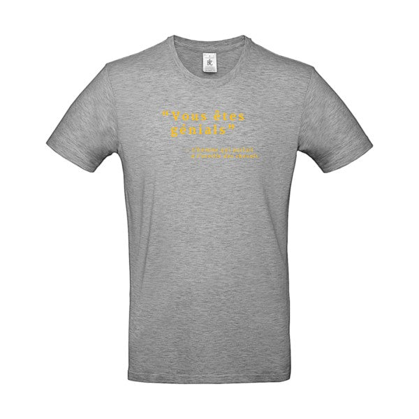 Vous êtes génialsFlex jaune or- T-shirt E190|Sport Grey||5XL