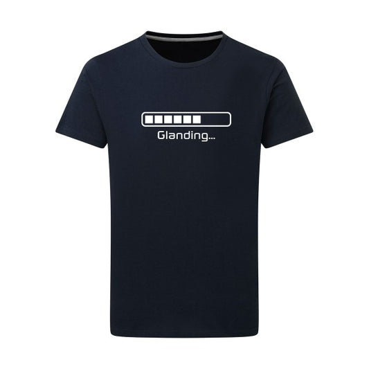 Glanding -Flex vert pomme sur T-shirt SG  Navy  5XL