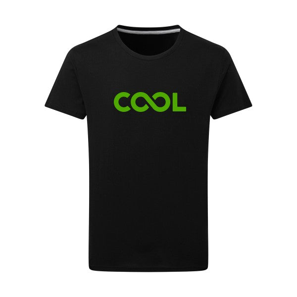 Infiniment cool vert pomme -Flex vert pomme sur T-shirt SG  Dark Black  4XL