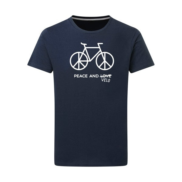 Peace and vélo - Flex Blanc Tshirt original Denim  XL