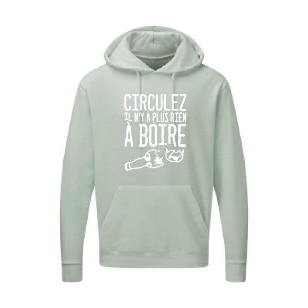 Circulez il n'y a plus rien à boire Blanc SG - Hooded Sweatshirt Sweat capuche