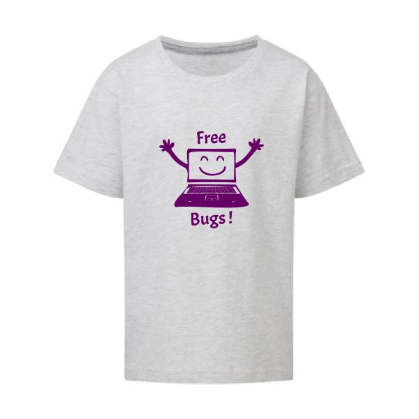 FREE BUGS ! Flex Violet SG - Kids T-shirt enfant Ash Grey Taille 152 (11-12/2XL)