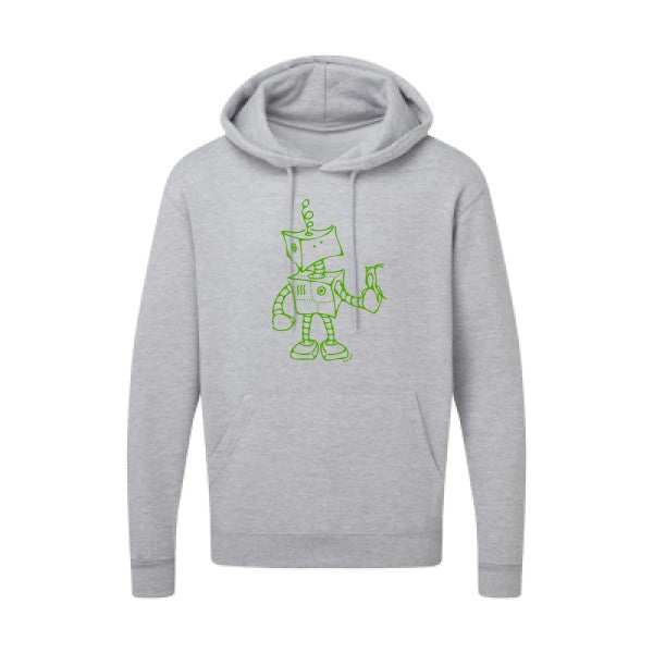 Robot & Bird Vert pomme SG - Hooded Sweatshirt Sweat capuche