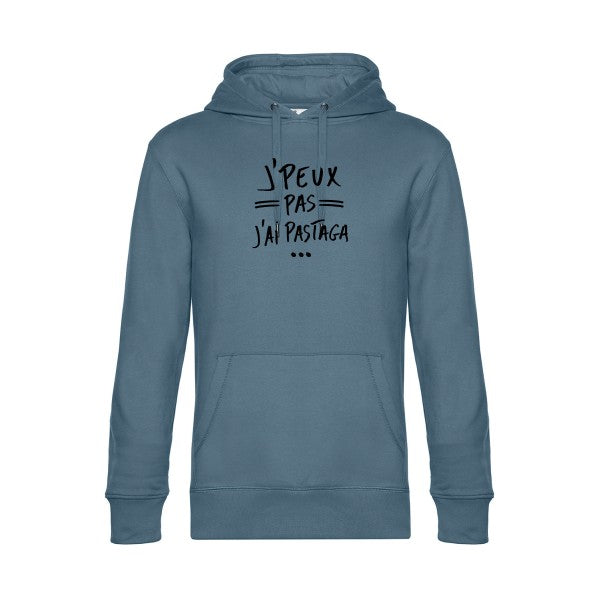 J-peux-pas-j-ai-pastaga sweat shirt original nordic blue flex Noir impression Face