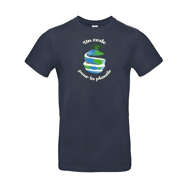 T-shirt humour original Un P Tit Zeste T Shirt couleur Navy