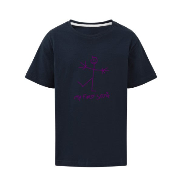 First Selfie Flex Violet SG - Kids T-shirt enfant Navy Taille 140 (9-10/XL)