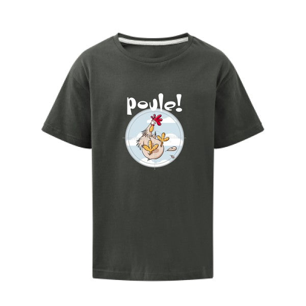 Poule ! SG - Kids T-shirt enfant Charcoal Taille 152 (11-12/2XL)