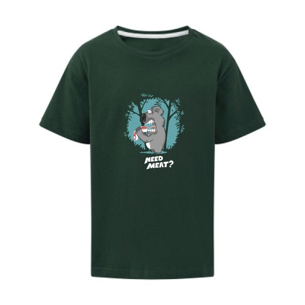 Need meat ? SG - Kids T-shirt enfant Bottle Green Taille 152 (11-12/2XL)