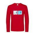 fishing-in-arctic-t-shirt-manches-longues-original-humour -Red