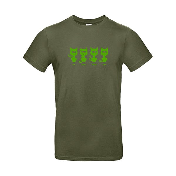 un deux trois cat Flex Vert pomme |E190 T-shirt|Urban Khaki||2XL