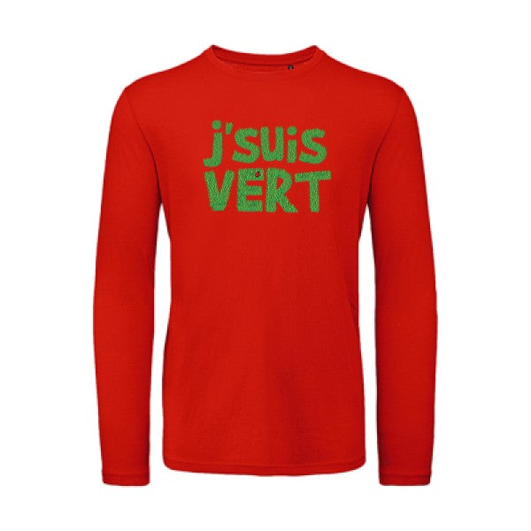 J'suis vert | T-shirt original LSL Fire Red 2XL