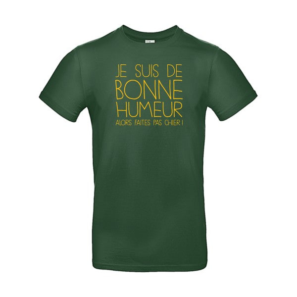 BONNE HUMEURFlex jaune or - E190 T-shirt|Bottle Green||2XL