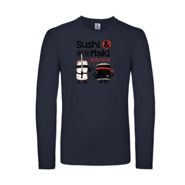 Sushi et Maki B&C - E150 LSL T-shirt manches longues léger