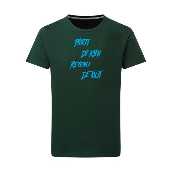 Parti de rien - Flex bleu clair Tshirt original Bottle Green  2XL