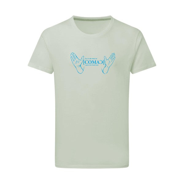 comac - Flex bleu clair Tshirt original Pastel Macchiato  2XL