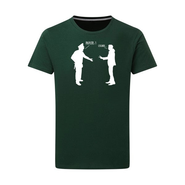 CHIFOUMI - Flex Blanc Tshirt original Bottle Green  2XL