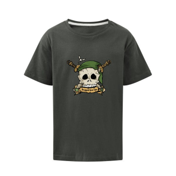 Zelda Skull SG - Kids T-shirt enfant Charcoal Taille 152 (11-12/2XL)