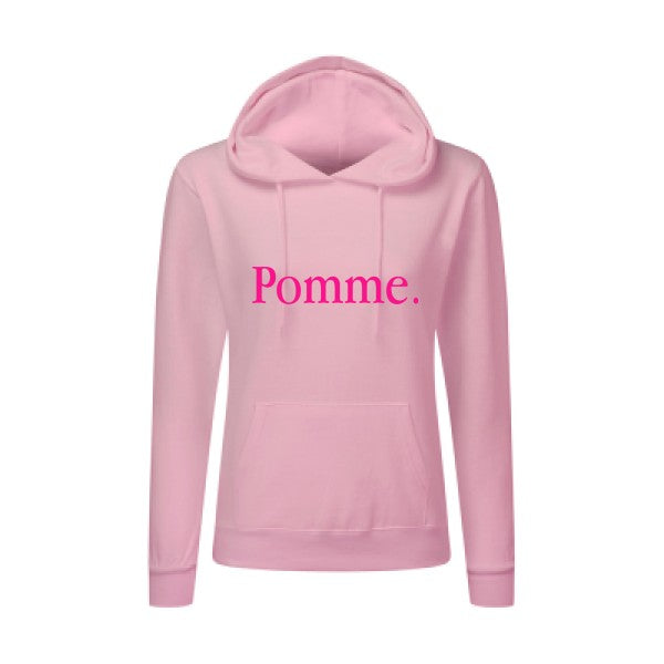 Pub Subliminale Rose Fluo |Sweat original à capuche Femme