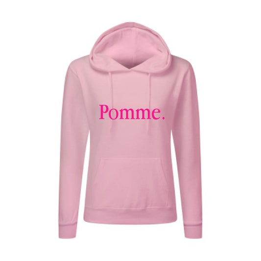 Pub Subliminale Rose Fluo |Sweat original à capuche Femme