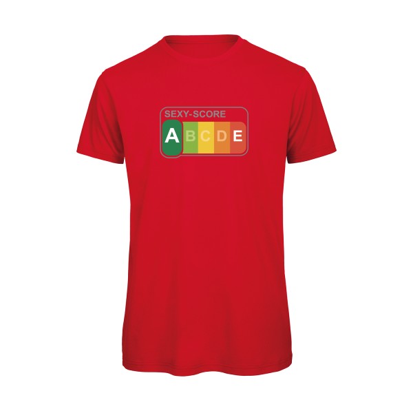 T-shirt humour original Sexy Score T Shirt couleur Red