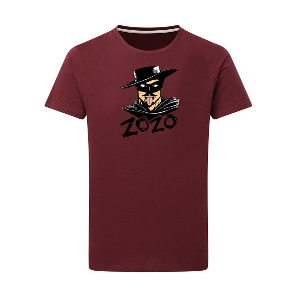 T-shirt homme Zozo - T-shirt original avec un design amusant Burgundy 2XL