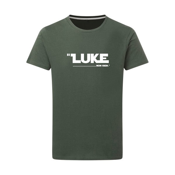 Luke... -Flex vert pomme sur T-shirt SG  Thyme  2XL