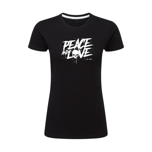 Peace or no peace  |Blanc |T shirt original femme|SG