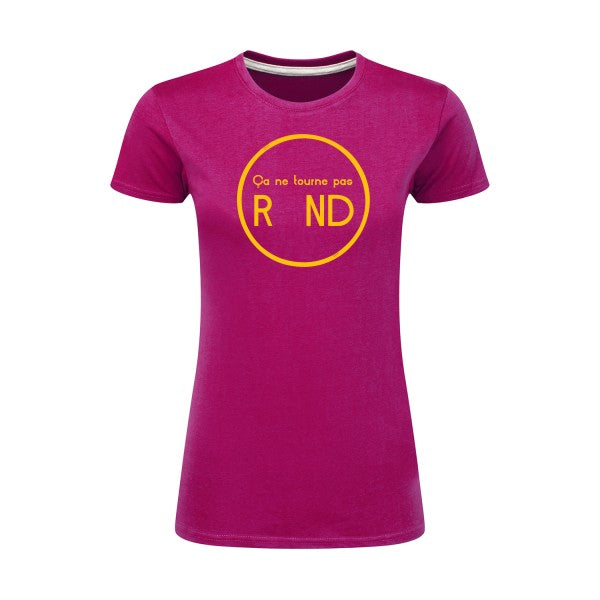 ça ne tourne pas rond !| jaune Or |T shirt original femme|SG