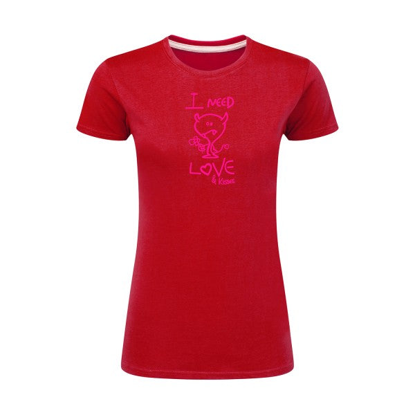 LOVER | Rose Fluo |T shirt original femme|SG